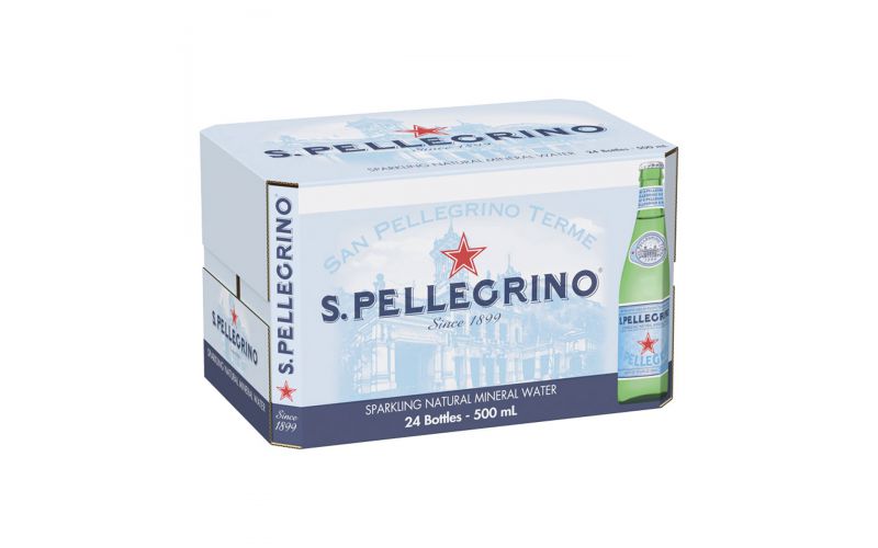 Sparkling Water Glass Bottle